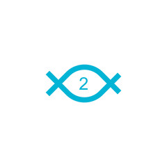 Eye 2 letter logo design timeless emblem brand identity logotype abstract minimalist monogram typography vector logo