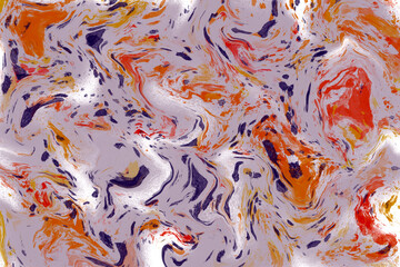 Abstract colorful painted surface background.