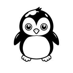 Adorable Kawaii Penguin Vector Design