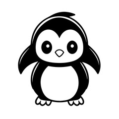 Adorable Kawaii Penguin Vector Design