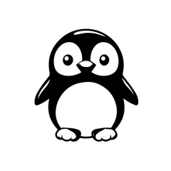 Adorable Kawaii Penguin Vector Design