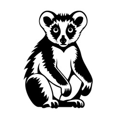 Wild Lemur Vector