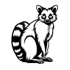 Wild Lemur Vector