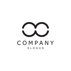 Obraz premium Letter m w round circle logo design timeless emblem brand identity logotype abstract minimalist monogram typography vector logo