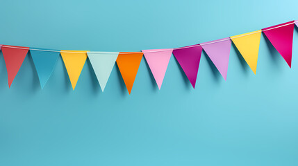 Fototapeta premium Birthday party background, holiday party background, blank background