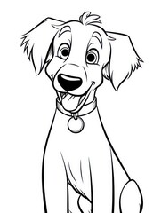 Fototapeta premium Coloring book page