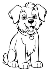 Fototapeta premium Coloring book page