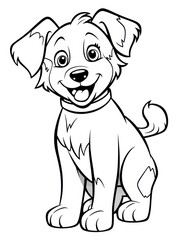 Fototapeta premium Coloring book page