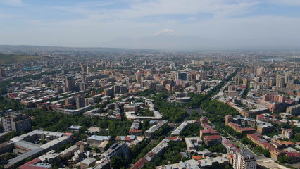 Yerevan city, Armenia, parks, buildings, streets, holiday, walking, summer