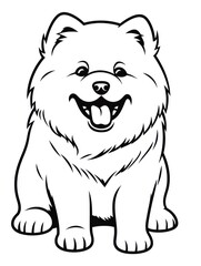 Fototapeta premium Coloring book page