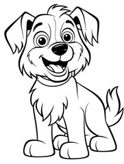 Fototapeta premium Coloring book page