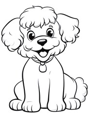 Fototapeta premium Coloring book page