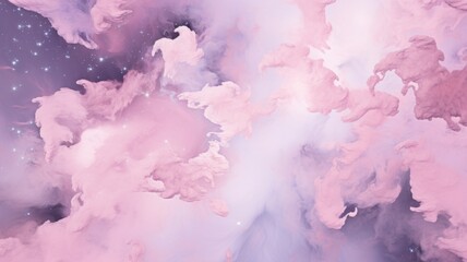 Pink abstract galaxy background.