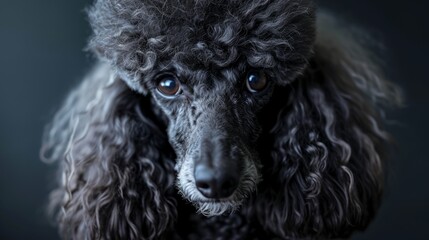 Canine Discontent: A Glimpse into Feral Instincts Poodle