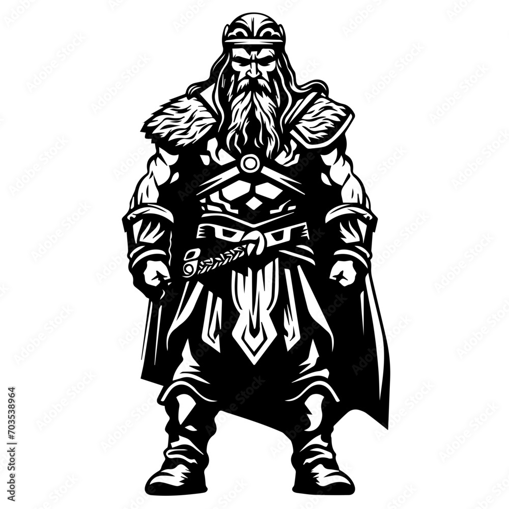 Wall mural viking warrior