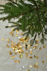 christmas tree with lights