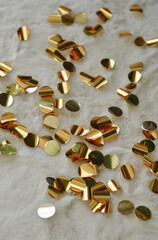 golden christmas decorations