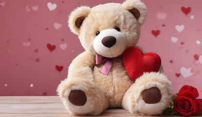 Teddy bear with heart 