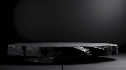 Simple product booth, podium, stage, product commercial photography background, cosmetics booth, 3D rendering