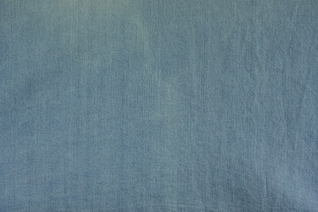 fabric texture - blue wrinkled jean - obrazy, fototapety, plakaty