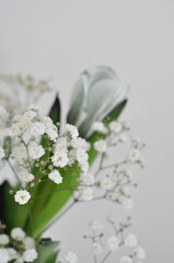 bouquet of beautiful white flowers