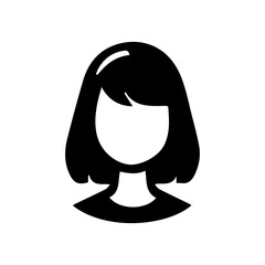 woman silhouette vector icons