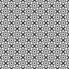 Black seamless abstract pattern. Overlay for background and backdrop. Ornamental design. PNG graphic illustration with transparent background.