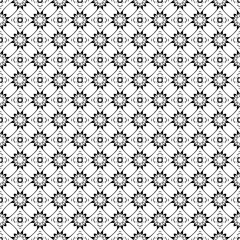 Black seamless abstract pattern. Overlay for background and backdrop. Ornamental design. PNG graphic illustration with transparent background.