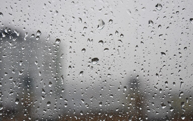 rain drops on the window