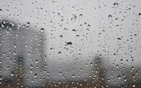 rain drops on the window