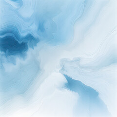 water color ice blue marble background card  