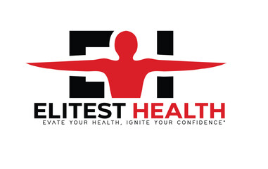 Elite Health Logo, Wellness Excellence Logo, Premium Health Logo, Superior Wellbeing Logo, Optimal Fitness Logo, Prime Wellness Logo, Top-tier Health Logo, Pinnacle Wellbeing Logo, Peak Performance Lo