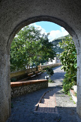 Obraz premium The village of Monte San Biagio, Italy.