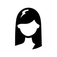 woman silhouette vector icons