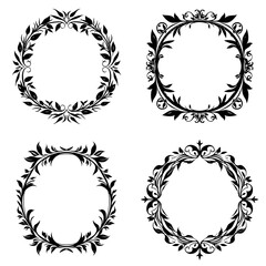 wreath SVG, wreath png, wreath frame, frame svg, frame illustration, wreath illustration, frame, vector, vintage, floral, design, decoration, pattern, ornament, border, illustration, flower, ornate, a