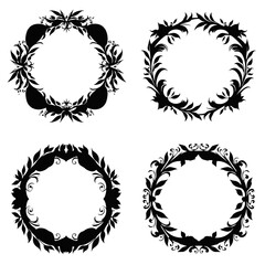 wreath SVG, wreath png, wreath frame, frame svg, frame illustration, wreath illustration, frame, vector, vintage, floral, design, decoration, pattern, ornament, border, illustration, flower, ornate, a