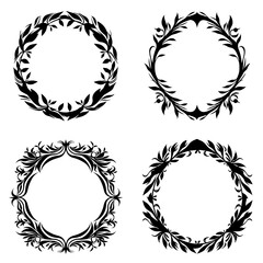 wreath SVG, wreath png, wreath frame, frame svg, frame illustration, wreath illustration, frame, vector, vintage, floral, design, decoration, pattern, ornament, border, illustration, flower, ornate, a