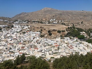 Greece village in the mountains