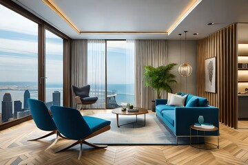 Obraz premium modern living room