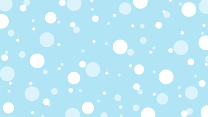 Blue seamless pattern with white dots