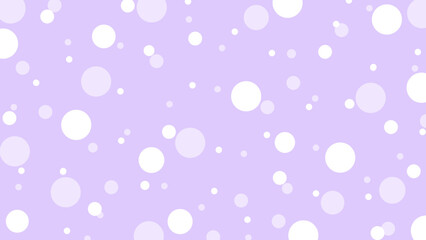 Purple seamless pattern with white dots © Lara