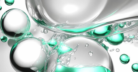 Beautiful abstract background concept with bubbles