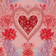 Valentine's Day greeting card is a reminder of love and tenderness