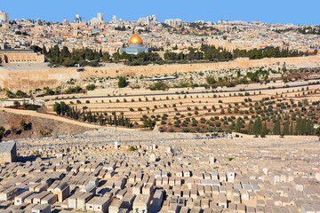 Temple Mount known as the the Noble Sanctuary of Jerusalem located in the Old City of Jerusalem Israel, is one of the most important religious sites in the world.