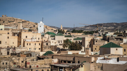 Fototapeta na wymiar Architecture of Fez in Morocco