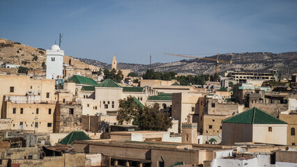 Architecture of Fez in Morocco