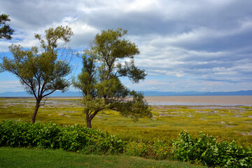 Saint-Jean-Port-Joli Quebec Saint Lawrence river bank Quebec Canada