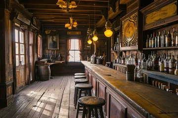 Foto op Plexiglas Western saloon interior © thejokercze