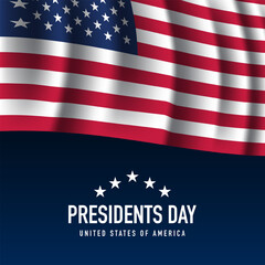 Presidents Day Background Design.