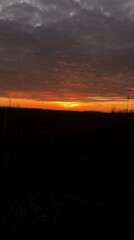 Fototapeta premium sunset in the sky